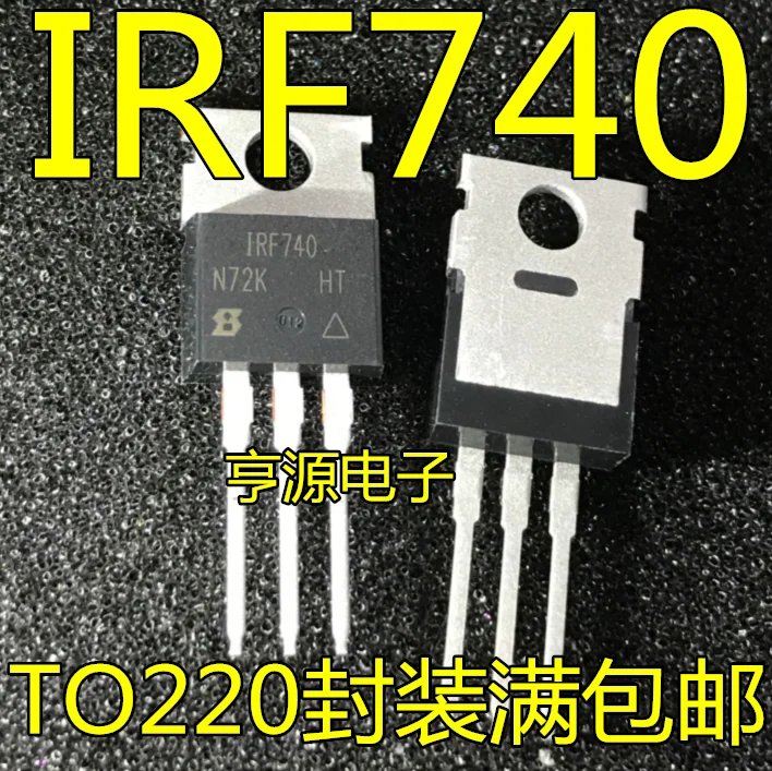 100% новый и оригинальный IRF740PBF IRF740 TO 220 10A 400V в наличии|Запасные части| |