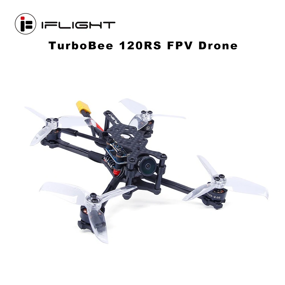 iFlight TurboBee 120RS 120mm 2-4s Micro FPV Drone BNF/PNP with 2540 Propellers/1103 11000kV Brushless Motor Turbo Eos2 Camera
iFlight TurboBee 120RS 120mm 2-4s Micro FPV Drone BNF/PNP with 2540 Propellers/1103 11000kV Brushless Motor Turbo Eos2 Camera