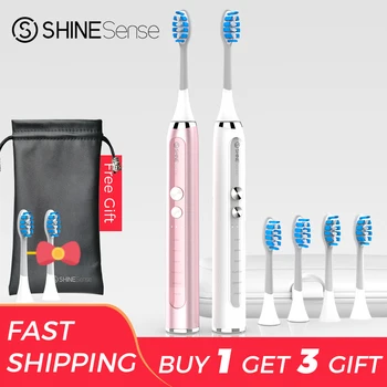 

ShineSense STB200 Electric Toothbrush Sonic Tooth Brush Rechargeable Ultrasonic Teeth Whitening Heads Trave Box for xiaomi mijia
