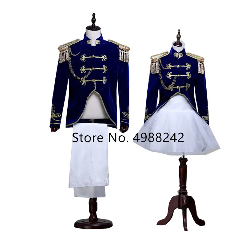 Halloween Costumes Adult King Prince Renaissance Medieval Men Women Stage Cosplay Costume 2pcs set Coat Pant Skirt S M L XL
Halloween Costumes Adult King Prince Renaissance Medieval Men Women Stage Cosplay Costume 2pcs set Coat Pant Skirt S M L XL