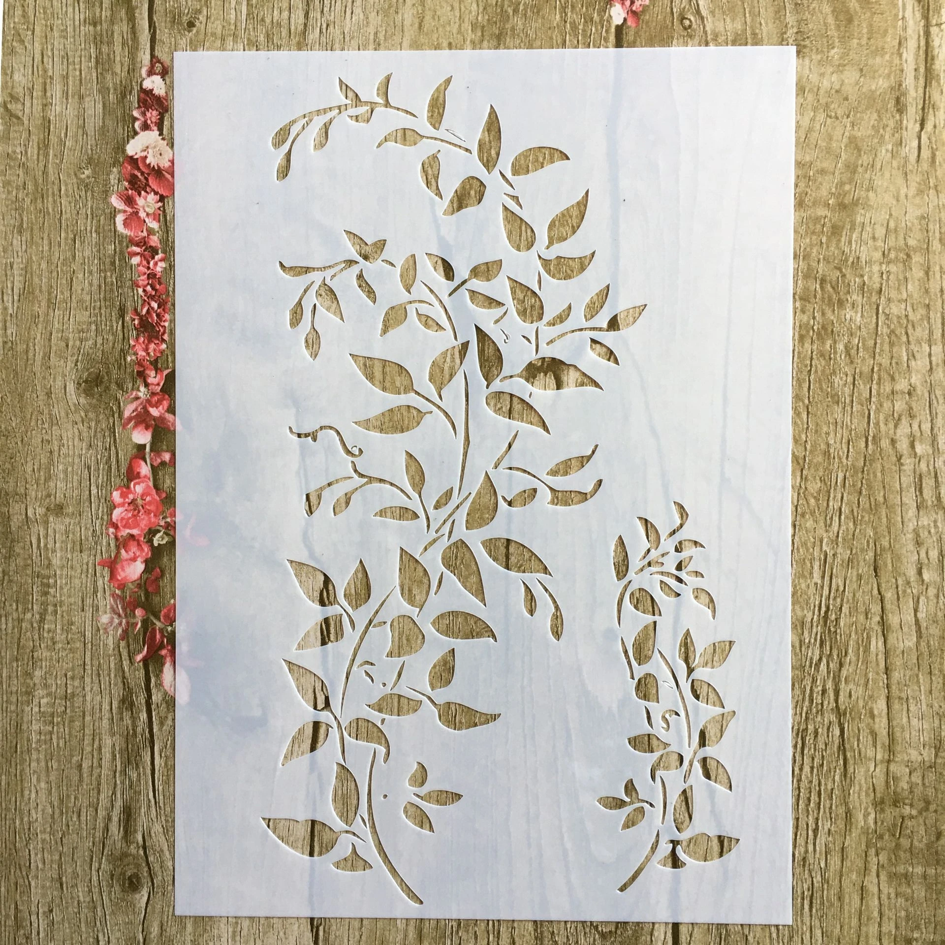 A4 29 * 21cm Tree vine Leaves DIY Stencils Wall Painting Scrapbook Coloring Embossing Album Decorative Paper Card Template
A4 29 * 21cm Tree vine Leaves DIY Stencils Wall Painting Scrapbook Coloring Embossing Album Decorative Paper Card Template