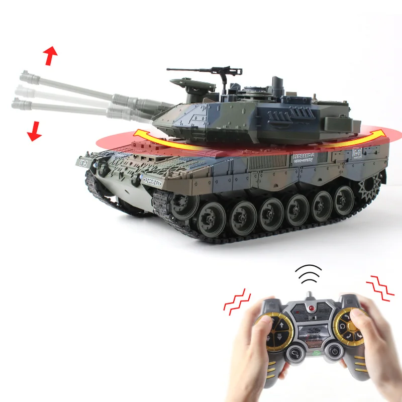 Children's Remote-controlled FireTank Bomb Shooting Large Electric Crawler Tire Metal Toys
Children's Remote-controlled FireTank Bomb Shooting Large Electric Crawler Tire Metal Toys