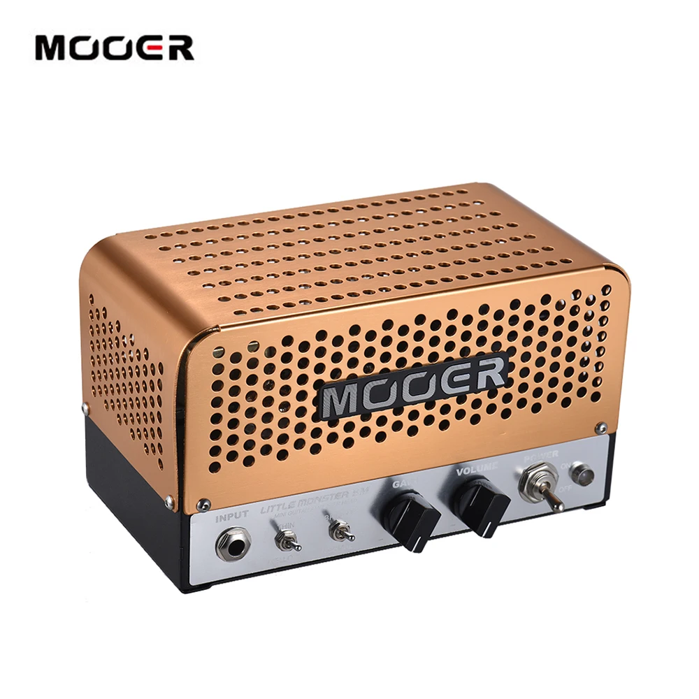 MOOER LITTLE MONSTER Mini 5W All-tube Guitar Amp Amplifier Head ECC83(12AX7) ECC81(12AT7) 6V6GT for 8/ 16Speaker
MOOER LITTLE MONSTER Mini 5W All-tube Guitar Amp Amplifier Head ECC83(12AX7) ECC81(12AT7) 6V6GT for 8/ 16Speaker