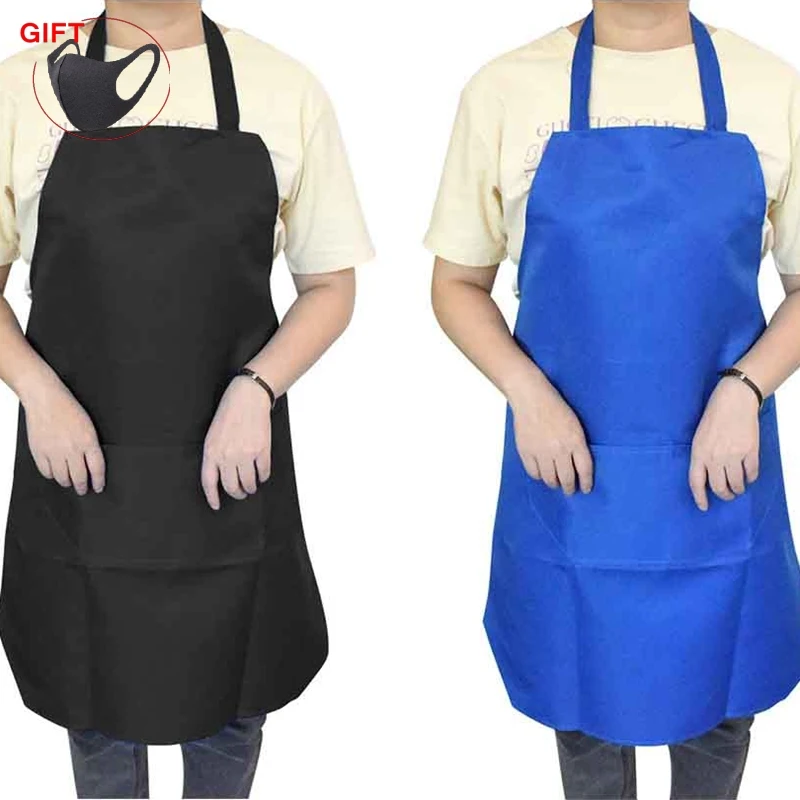 Kitchen Apron Woman Men Cooking Apron Pure Color with Double Pocket for Home Cleaning Washing Helper Cotton Polyester Apron
Kitchen Apron Woman Men Cooking Apron Pure Color with Double Pocket for Home Cleaning Washing Helper Cotton Polyester Apron