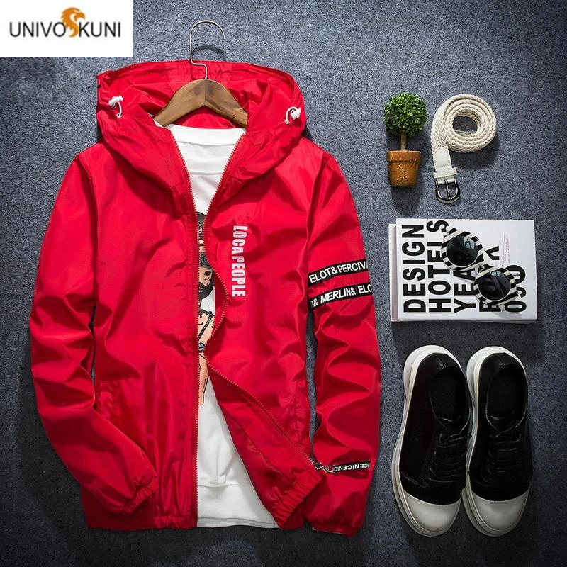 Spring Autumn Thin Windbreaker Jacket Men Plus Size M-4XL jaqueta masculina Slim Fit Young Men Hooded bomber jacket men Q6109
Spring Autumn Thin Windbreaker Jacket Men Plus Size M-4XL jaqueta masculina Slim Fit Young Men Hooded bomber jacket men Q6109