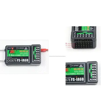 FS-iA6B iA6B 2.4G 6CH AFHDS Receiver for FS-i10 FS-i6 FS i6 Transmitter FPV Racer Spare Parts
FS-iA6B iA6B 2.4G 6CH AFHDS Receiver for FS-i10 FS-i6 FS i6 Transmitter FPV Racer Spare Parts