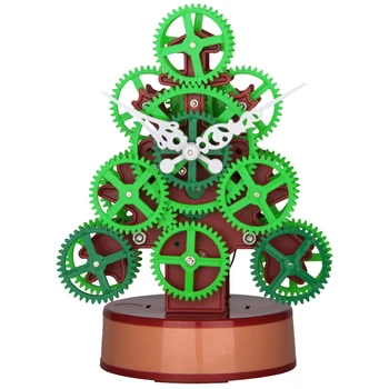 Table Clock Rotating Gear Christmas Tree Decoration Table Clock Green Gear Table Clock Desk Children's Room Art Desk Clock
Table Clock Rotating Gear Christmas Tree Decoration Table Clock Green Gear Table Clock Desk Children's Room Art Desk Clock