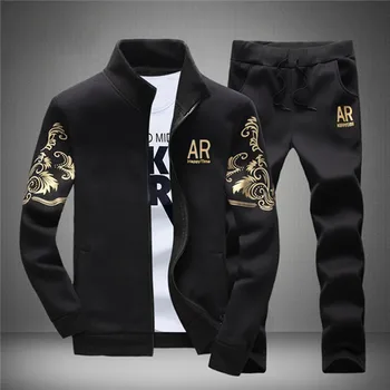 Set Men Tracksuit Outerwear Hoodie 2 Pieces Autumn Sporting Track Suit Male Fitness Stand Collar Sweatshirts Jacket + Pants Sets
Set Men Tracksuit Outerwear Hoodie 2 Pieces Autumn Sporting Track Suit Male Fitness Stand Collar Sweatshirts Jacket + Pants Sets