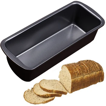 Deep Rectangle Bread Loaf Bread Baking Pan Carbon Steel Mold Toast Bread Tray Mold Kitchen DIY Cake Maker Home Baking Party 
Deep Rectangle Bread Loaf Bread Baking Pan Carbon Steel Mold Toast Bread Tray Mold Kitchen DIY Cake Maker Home Baking Party