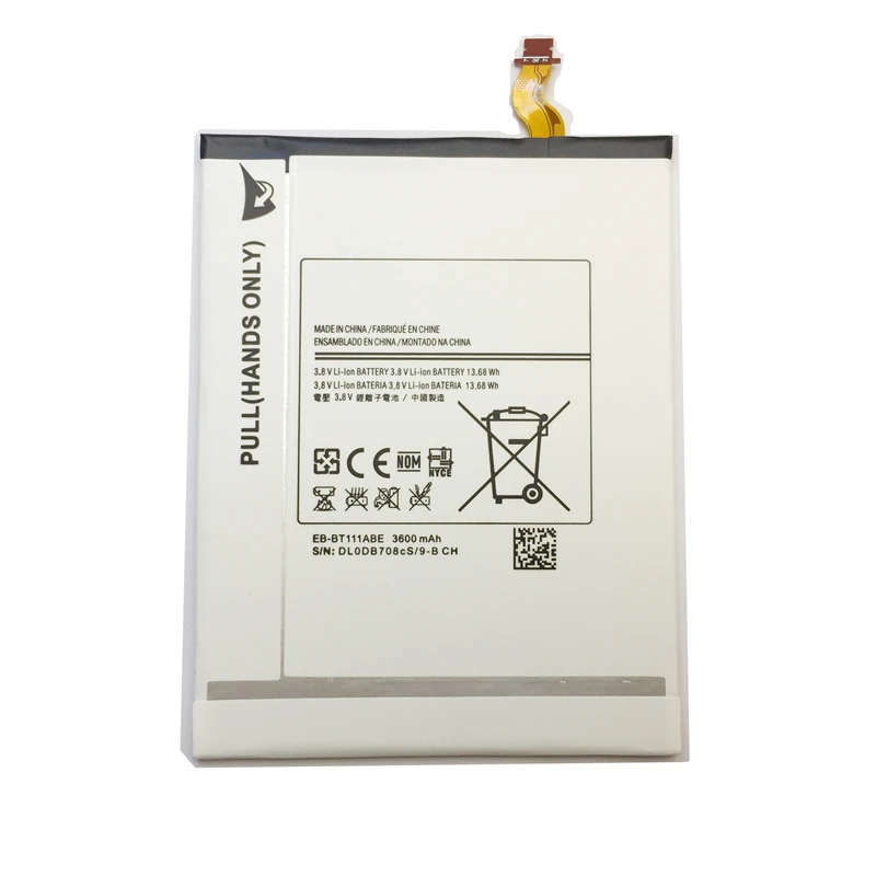 KiKiss 3600mAh Replacement Battery EB-BT111ABE For Samsung GALAXY Tab 3 Lite SM T111 T110 T115 Lithium Polymer Battery
KiKiss 3600mAh Replacement Battery EB-BT111ABE For Samsung GALAXY Tab 3 Lite SM T111 T110 T115 Lithium Polymer Battery