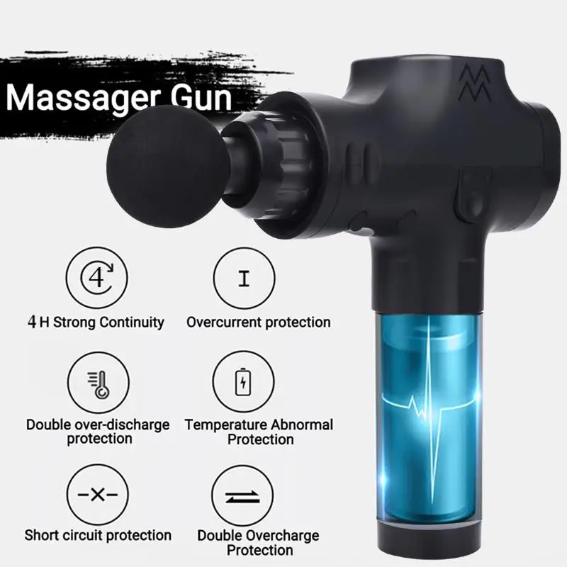 Percussive Massager Gun 3 Files 10 Mm Durable Yoga Crossfit Body Muscles Sports 2500mah Massage Body Muscles
Percussive Massager Gun 3 Files 10 Mm Durable Yoga Crossfit Body Muscles Sports 2500mah Massage Body Muscles