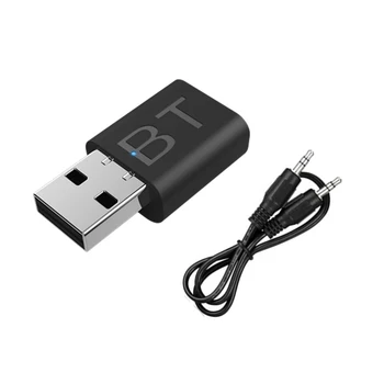 USB Mini Wireless Blueooth v5.0 Receiver Adapter 3.5mm Audio Cable AUX Dongle for Car Kit AUX Mp3 Music Home Speaker Amplifier
USB Mini Wireless Blueooth v5.0 Receiver Adapter 3.5mm Audio Cable AUX Dongle for Car Kit AUX Mp3 Music Home Speaker Amplifier
