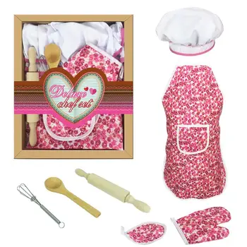 Kids Pretend Play Toy Simulation Cake Baking Apron Mitt Rolling Pin Kitchen Cooking Set Toys For Children Funny Kitchen Toy Gift
Kids Pretend Play Toy Simulation Cake Baking Apron Mitt Rolling Pin Kitchen Cooking Set Toys For Children Funny Kitchen Toy Gift