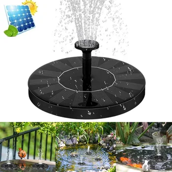 Solar-powered Water Floating Fountain Pump Kit Round with 4 Spray Nozzles Outdoor Pool Bird Bath Fish Tank Garden Decoration
Solar-powered Water Floating Fountain Pump Kit Round with 4 Spray Nozzles Outdoor Pool Bird Bath Fish Tank Garden Decoration