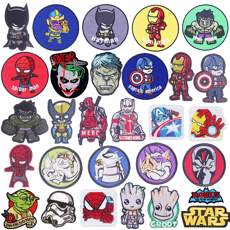 Diy Star Wars Embroidered Patches Clothes Avengers Superhero Captain America Iron On Patch Clothes Patch stripes on clothes F
Diy Star Wars Embroidered Patches Clothes Avengers Superhero Captain America Iron On Patch Clothes Patch stripes on clothes F