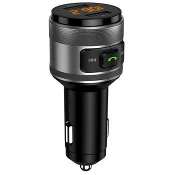 Bakeey 2 USB Car Charger QC3.0 LED Display bluetooth Fast Car Charger Transmitter Car Charger MP3 Player For Mobile Phone 
Bakeey 2 USB Car Charger QC3.0 LED Display bluetooth Fast Car Charger Transmitter Car Charger MP3 Player For Mobile Phone