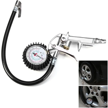 220 Psi Car Tire Pressure Digital Gauge Alloy Multifunctional Tester Tire Inflator With Air Pressure Gauge Pistol Chuck Hose
220 Psi Car Tire Pressure Digital Gauge Alloy Multifunctional Tester Tire Inflator With Air Pressure Gauge Pistol Chuck Hose