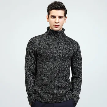 New Winter Sweater Male Slim High Collar Thread Fashion Casual Pullover Sweater Men
New Winter Sweater Male Slim High Collar Thread Fashion Casual Pullover Sweater Men