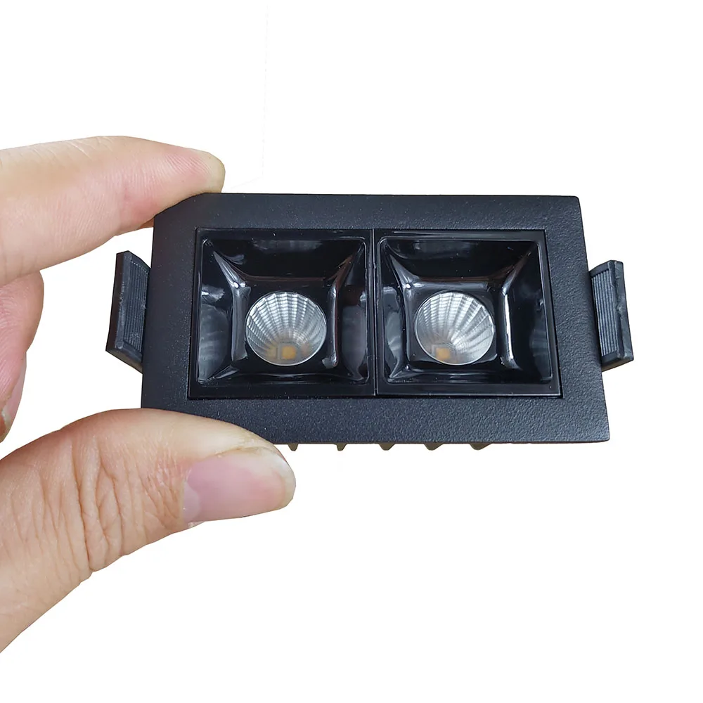 Laser Blade UGR<19 6W(2x3W) Black Frame Mini LED Recessed Light CRI90+ for Commercial Purpose Lighting
Laser Blade UGR<19 6W(2x3W) Black Frame Mini LED Recessed Light CRI90+ for Commercial Purpose Lighting