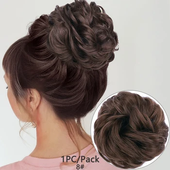 Synthetic hairpieces Messy hair bun Scrunchie Chignon Donut For Women Gary Brown Color Elastic Hair Rope Hair Extensions
Synthetic hairpieces Messy hair bun Scrunchie Chignon Donut For Women Gary Brown Color Elastic Hair Rope Hair Extensions