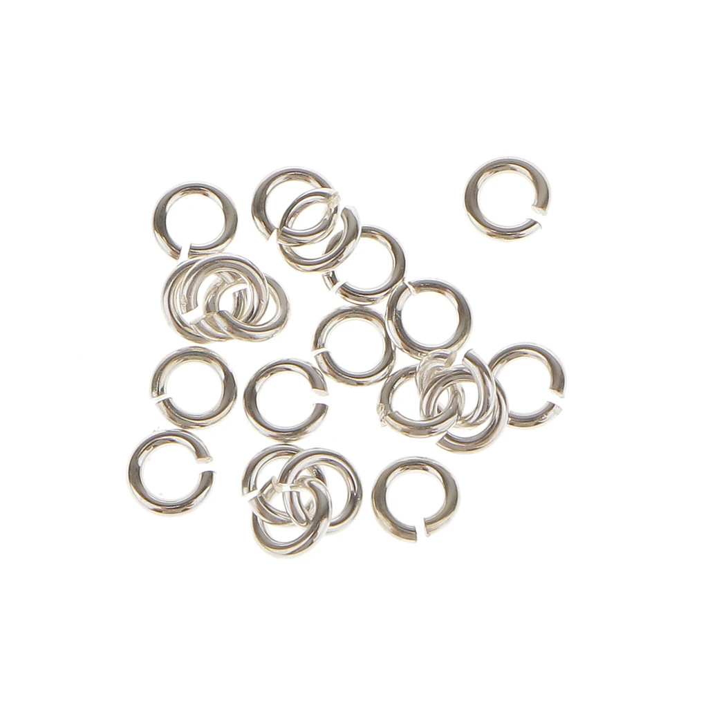 60pcs Open Jump Rings Round Ring Connectors for Chainmail Jewelry Bracelet Necklace Making 60pcs Open Jump Rings Round Ring Connectors for Chainmail Jewelry Bracelet Necklace Making