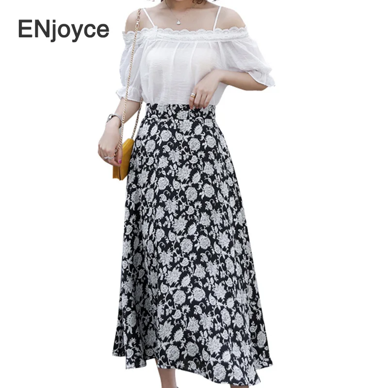 Summer Dresses 2 Pieces Sets Sweet Korean Print Floral Dress Beach Skirts and Off Shoulder Shirt Sexy Top Women Clothes Outfits
Summer Dresses 2 Pieces Sets Sweet Korean Print Floral Dress Beach Skirts and Off Shoulder Shirt Sexy Top Women Clothes Outfits