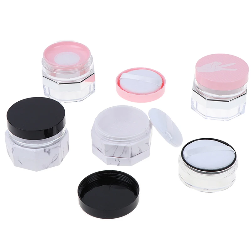 Portable Plastic Powder Box Handheld Empty Loose Powder Pot With Sieve Puff Cosmetic Travel Makeup Jar Sifter Container Hot
Portable Plastic Powder Box Handheld Empty Loose Powder Pot With Sieve Puff Cosmetic Travel Makeup Jar Sifter Container Hot