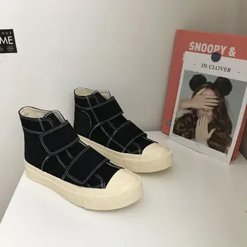 Classic Solid Black Unisex Canvas Shoes 2020 New Spring High-top Outdoor Casual Sneakers Comfortable Breathable Footwear 35-40
Classic Solid Black Unisex Canvas Shoes 2020 New Spring High-top Outdoor Casual Sneakers Comfortable Breathable Footwear 35-40