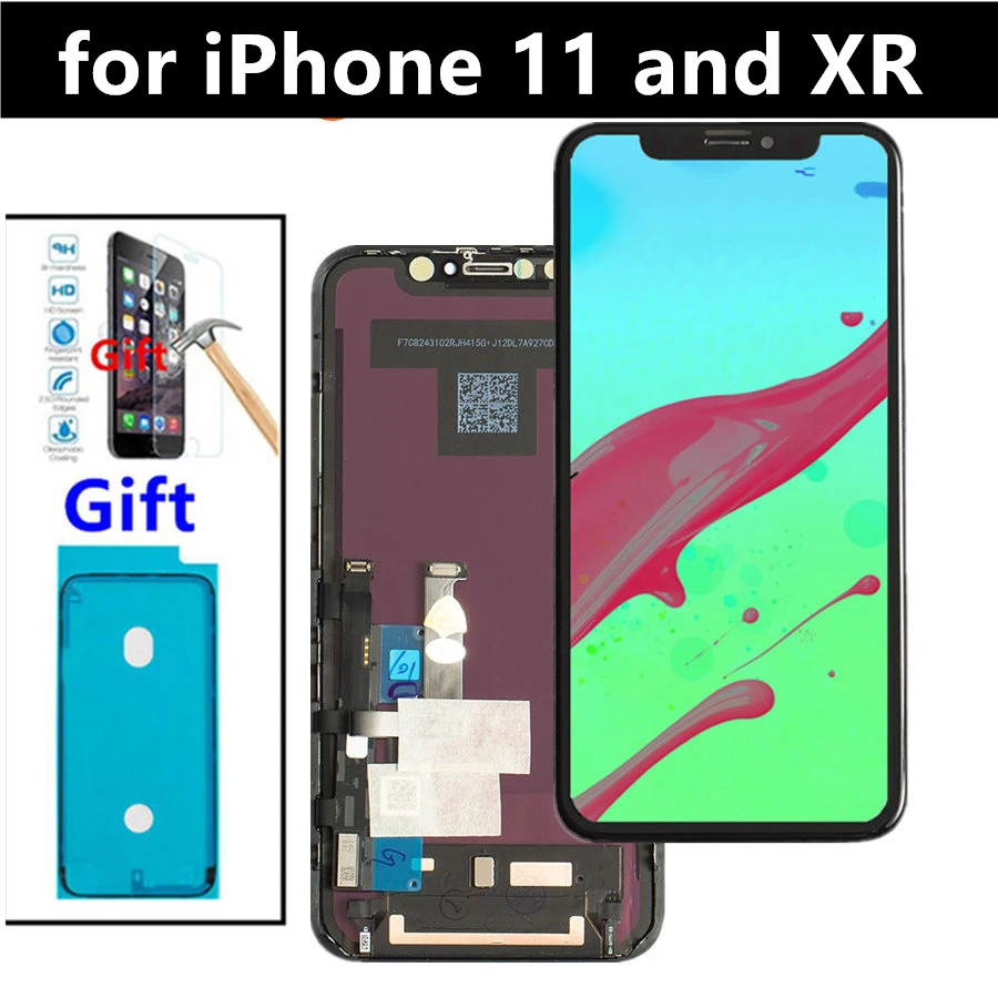Original New for iPhone 11 LCD Display Digitizer Screen Assembly with Frame for iPhone XR Screen 6.1 inch
Original New for iPhone 11 LCD Display Digitizer Screen Assembly with Frame for iPhone XR Screen 6.1 inch