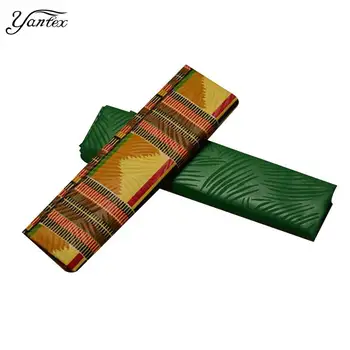 YANTEX Ankara Fabric African Real Wax Prints Ghana Kente Design 2 Yards Mix Embossing African Ankara Fabric Plain Dyeing 2 Yards
YANTEX Ankara Fabric African Real Wax Prints Ghana Kente Design 2 Yards Mix Embossing African Ankara Fabric Plain Dyeing 2 Yards