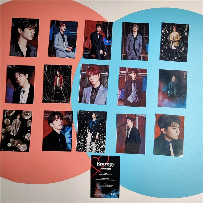 Новинка альбом Kpop DAY6 The Book Of Us : Entropy groupsame Portray Photo Cards LOMO Postcards 16 шт./компл. 7 4*5 2 см |