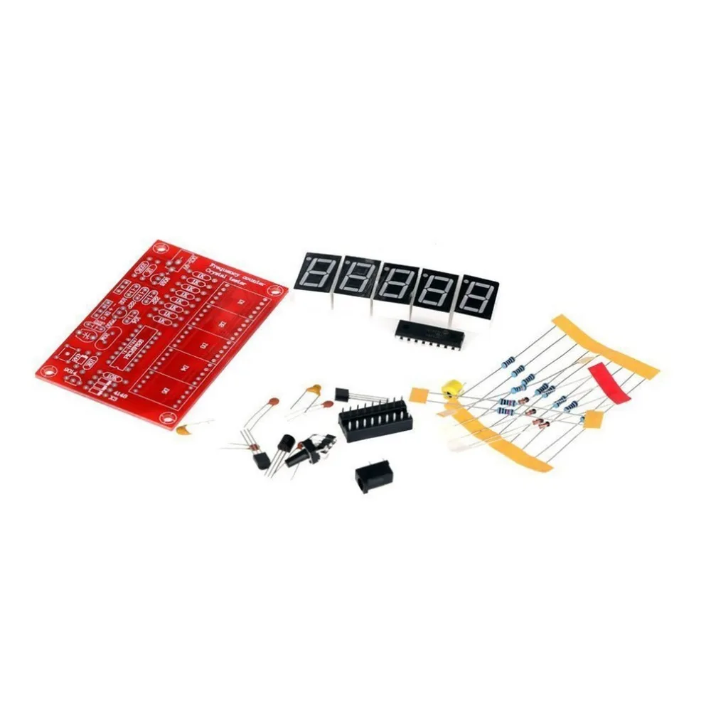 1Hz-50MHz Digital LED Crystal Oscillator Tester Frequency Counter Meter RF Electronic DIY Kits Tools PCB Board Module
1Hz-50MHz Digital LED Crystal Oscillator Tester Frequency Counter Meter RF Electronic DIY Kits Tools PCB Board Module