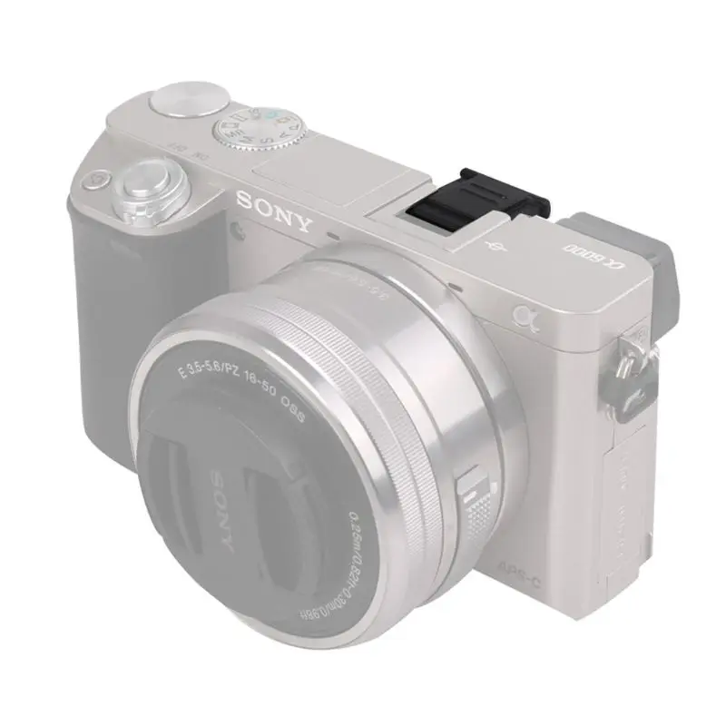 

1pc Black/White Hot Shoe Cover Cap Anti-Dust Anti-impact Cam Kit for Sony FA-SHC1M A6000 A7 A9 RX100 DSLR Camera