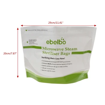 Microwave Steam Disinfection Bag Baby Nursing Bottle Nipple Sterilization Bag
Microwave Steam Disinfection Bag Baby Nursing Bottle Nipple Sterilization Bag
