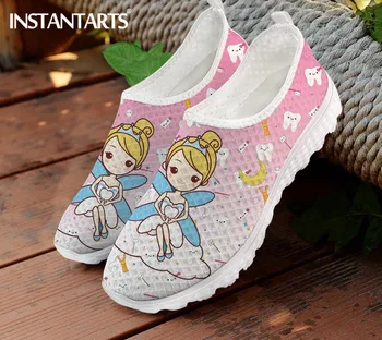 INSTANTARTS Pink Women Flat Shoes Lovely Dental Fairy Print Summer Lightweight Sneaker Female Dentist Shoe Loafer Mujer Pisos
INSTANTARTS Pink Women Flat Shoes Lovely Dental Fairy Print Summer Lightweight Sneaker Female Dentist Shoe Loafer Mujer Pisos