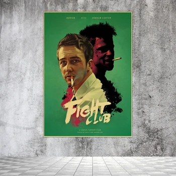Classic Movie Forrest Gump Fight Club Pulp Fiction Bill Canvas Painting Posters Prints Wall Art for Living Room Decor Cuadros
Classic Movie Forrest Gump Fight Club Pulp Fiction Bill Canvas Painting Posters Prints Wall Art for Living Room Decor Cuadros