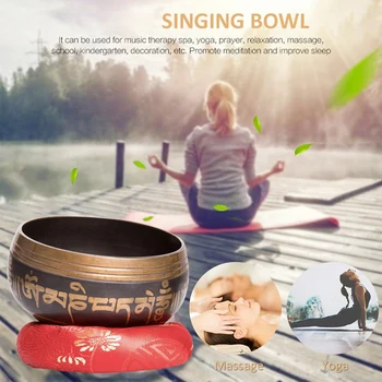 Monks Home Copper Alloy Tibetan Buddhist Sound Therapy Chakra Healing Religious Multifunction Singing Bowl Craft Gift Meditation
Monks Home Copper Alloy Tibetan Buddhist Sound Therapy Chakra Healing Religious Multifunction Singing Bowl Craft Gift Meditation