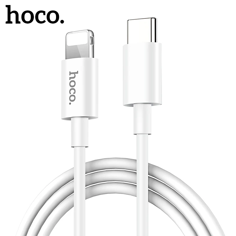 HOCO 18W USB Type C Cable For iPhone X Xr XS Max PD Type C Charging Cable For iPhone 7 8 6 Plus iPad Data Cable
HOCO 18W USB Type C Cable For iPhone X Xr XS Max PD Type C Charging Cable For iPhone 7 8 6 Plus iPad Data Cable