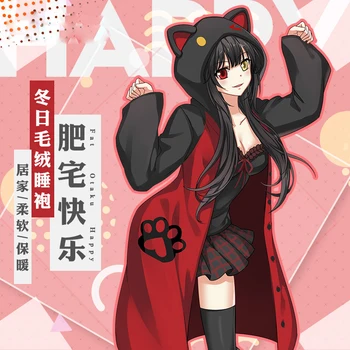 Anime DATE A LIVE Tokisaki Kurumi Cosplay Costume Night gown Cute Cat Theme Unisex Winter Warm Pajamas Red Plush Nightdress
Anime DATE A LIVE Tokisaki Kurumi Cosplay Costume Night gown Cute Cat Theme Unisex Winter Warm Pajamas Red Plush Nightdress