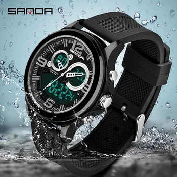 SANDA Brand Men's Watch Sports Diving LED Display Wristwatch 793 Fashion Casual Rubber Strap Watch Men Montre Homme Relogio
SANDA Brand Men's Watch Sports Diving LED Display Wristwatch 793 Fashion Casual Rubber Strap Watch Men Montre Homme Relogio