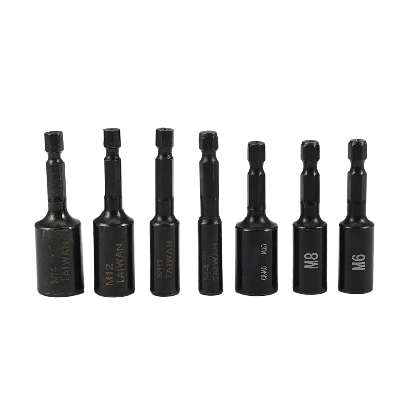 Fashion7Pcs/Set Screw Tap Socket Adapter 1/4 inch Hex Shank Square Driver Thread Tap Adapter for M4 M5 M6 M8 M10 M12 M14 Machine
Fashion7Pcs/Set Screw Tap Socket Adapter 1/4 inch Hex Shank Square Driver Thread Tap Adapter for M4 M5 M6 M8 M10 M12 M14 Machine