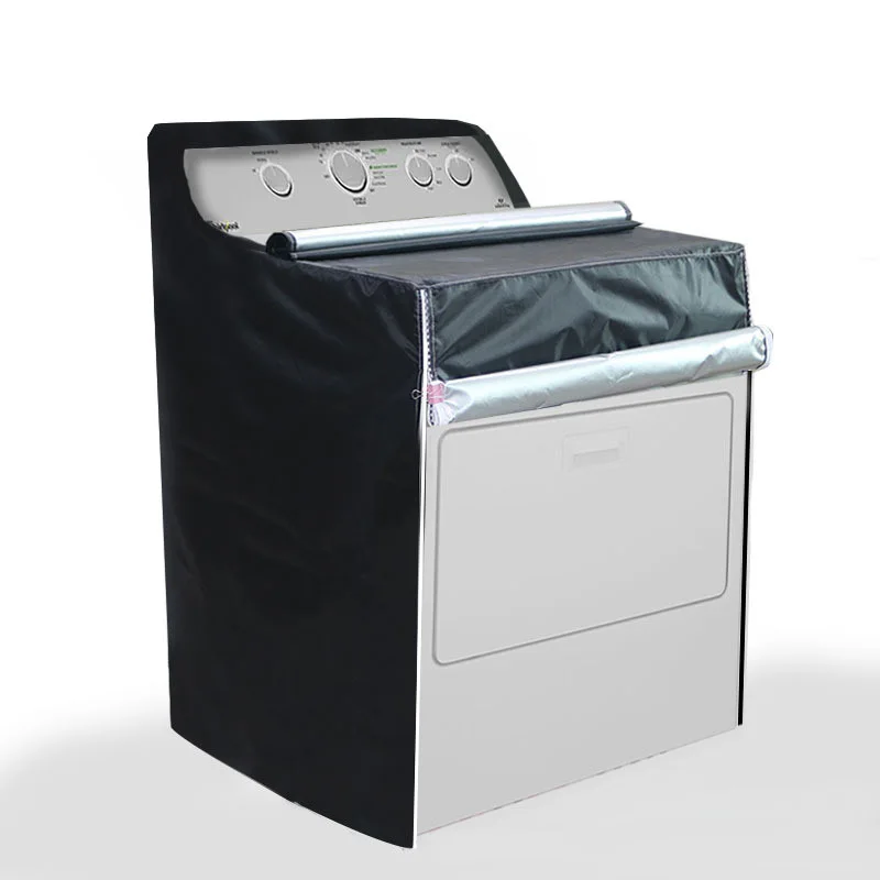 SGKJ Waschmaschinen-Trockner-Abdeckungen Kühlschrank Staubdichte Abdeckung Waschmaschinen-Abdeckung Seitenaufbewahrungsbeutel 