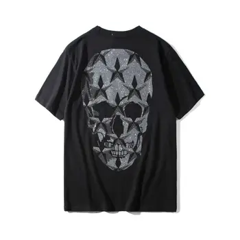 New luxury Men Diamond luxury Skull skeleton T Shirts T-Shirt Hip Hop Skateboard Parkour Street Cotton T-Shirts Tee Top N171
New luxury Men Diamond luxury Skull skeleton T Shirts T-Shirt Hip Hop Skateboard Parkour Street Cotton T-Shirts Tee Top N171
