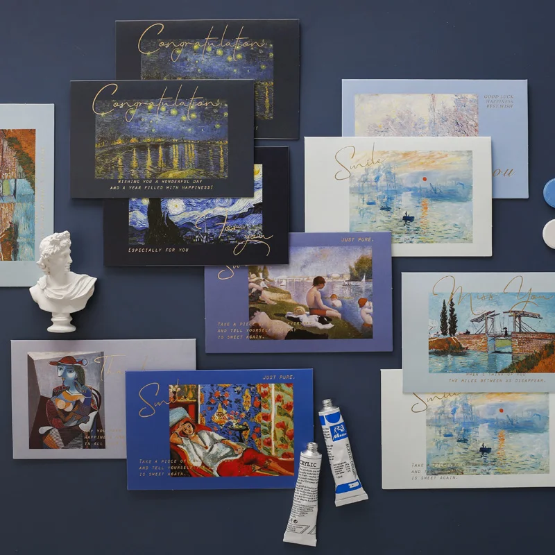 Картина маслом открытка для подарка на день рождения открытки с надписью Thank You