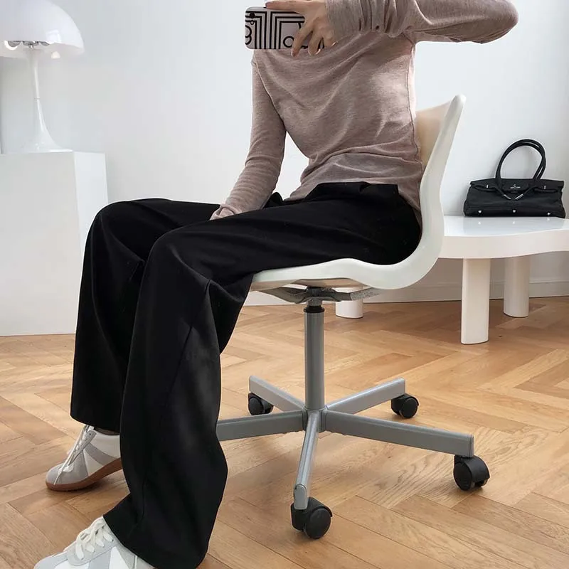 FORYUNSHES Women Wide Leg Cigarette Suits Trousers 2020 Autumn Femme High Waist Straight Pants Casual Office Business Bottom
