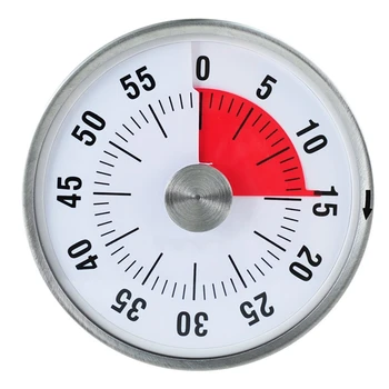 Mechanical Kitchen Timer,Countdown Timer 60 Minute Visual Time Management Tool for Baking,Cooking&Kids&Adults
Mechanical Kitchen Timer,Countdown Timer 60 Minute Visual Time Management Tool for Baking,Cooking&Kids&Adults