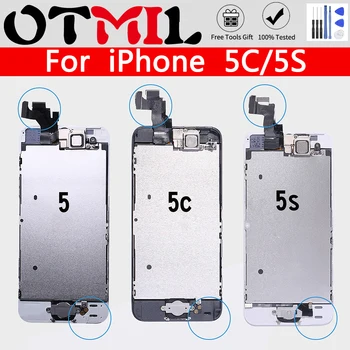For iPhone 5C 5s LCD Display Full assembly LCD screen Touch Screen Digitizer full Replacement pantalla+Button+Camera For 5c 5S
For iPhone 5C 5s LCD Display Full assembly LCD screen Touch Screen Digitizer full Replacement pantalla+Button+Camera For 5c 5S