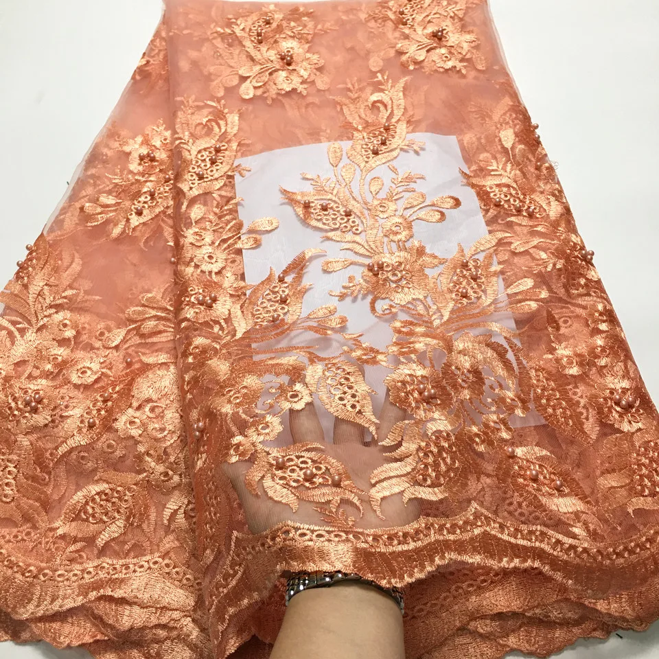 African Lace Fabric 2021 High Quality Lace 5 Yards For Sewing Dress, Tulle Lace Fabric French Net Nigerian Lace Fabrics M3159 
African Lace Fabric 2021 High Quality Lace 5 Yards For Sewing Dress, Tulle Lace Fabric French Net Nigerian Lace Fabrics M3159