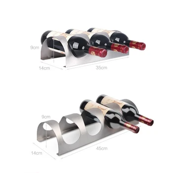 Wall Mounted Wine Bottle Rack Stainless Steel Storage Holder Display Home Decor HKS99
Wall Mounted Wine Bottle Rack Stainless Steel Storage Holder Display Home Decor HKS99