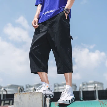 2020 Men's Summer Loose Casual Pants Fashion Trend Cropped Pants Loose Large Size Genuine Shorts Elastic Waist Pants Men
2020 Men's Summer Loose Casual Pants Fashion Trend Cropped Pants Loose Large Size Genuine Shorts Elastic Waist Pants Men